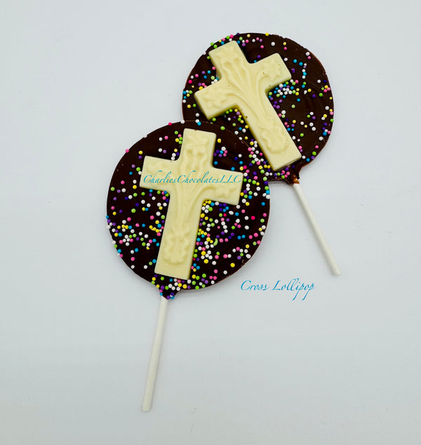 Cross Chocolate Lollipop
